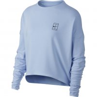 Nike Womens Dri-FIT Long Sleeve Tennis Top Hydrogen - страхотна дамска блуза, снимка 4 - Спортни екипи - 31097440