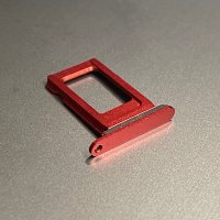 Сим държач за iPhone 12 червен , снимка 1 - Резервни части за телефони - 42815209