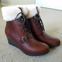 ПРОМО 🍊 UGG AUSTRALIA 🍊 Дамски водоустойчиви боти от естествена кожа нови с кутия, снимка 4 - Дамски боти - 19897306