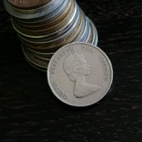 Mонета - Източни Карибски Щати - 25 цента | 1989г., снимка 2 - Нумизматика и бонистика - 29906602