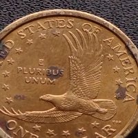 Монета ONE DOLLAR UNITED STATES OF AMERICA E PLURIBUS UNUM за КОЛЕКЦИЯ 38082, снимка 2 - Нумизматика и бонистика - 40767524