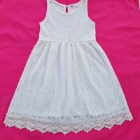 Детска бяла рокля H&M 6-8 години, снимка 10 - Детски рокли и поли - 37498347