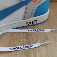 Nike Air Jordan 1 High Off White Нови оригинални обувки Off-White маратонки Кецове размер 43 номер , снимка 13 - Кецове - 37636481