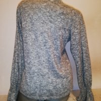 Зимна сива блуза р-р М/Л, снимка 5 - Блузи с дълъг ръкав и пуловери - 38526663