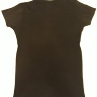 Гъзарска тениска черна с принт GANGSTA-GIRLS и мадами-гангстери.Изчистен черен гръб. , снимка 11 - Тениски - 37416330