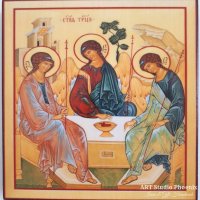 Икона на Светата Троица icona Svetata Troica, снимка 1 - Икони - 28567420