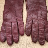 Нови дамски ръкавици Fingerman естествена кожа с вълнена подплата, снимка 4 - Ръкавици - 34405941