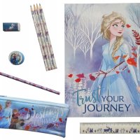 Disney Frozen II комплект за писане - 10-парче училище комплект, снимка 3 - Други - 42103133