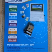 Продавам изгодно USB адптер  Asus Mini Bluethoot v2.0+EDR, снимка 1 - Други - 40303474