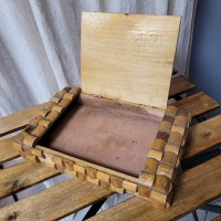 дървена стара кутия за бижута, аксесоари, снимка 9 - Други ценни предмети - 42621032