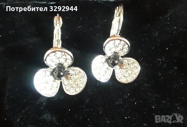 Сребърни обеци, снимка 1