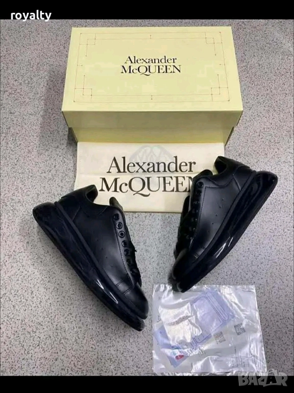 Alexander McQueen Черни Маратонки 36-44 Номер , снимка 1