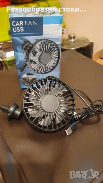 Нов USB Вентилатор за Автомобил, снимка 1