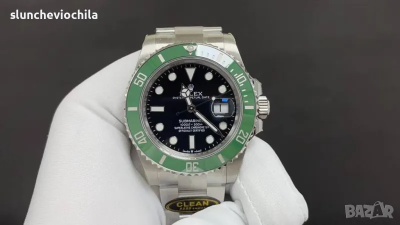 Clean Rolex Submariner Starbucks Black Dial 41mm Size Часовник, снимка 1