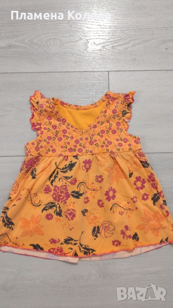 рокля туника с изрязан гръб 98см, снимка 1