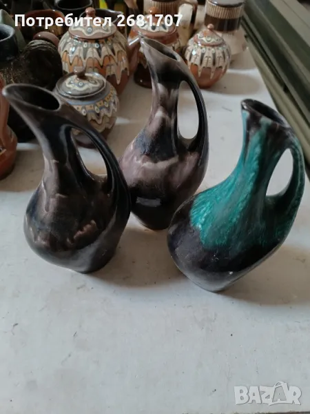 стари керамични канички , снимка 1