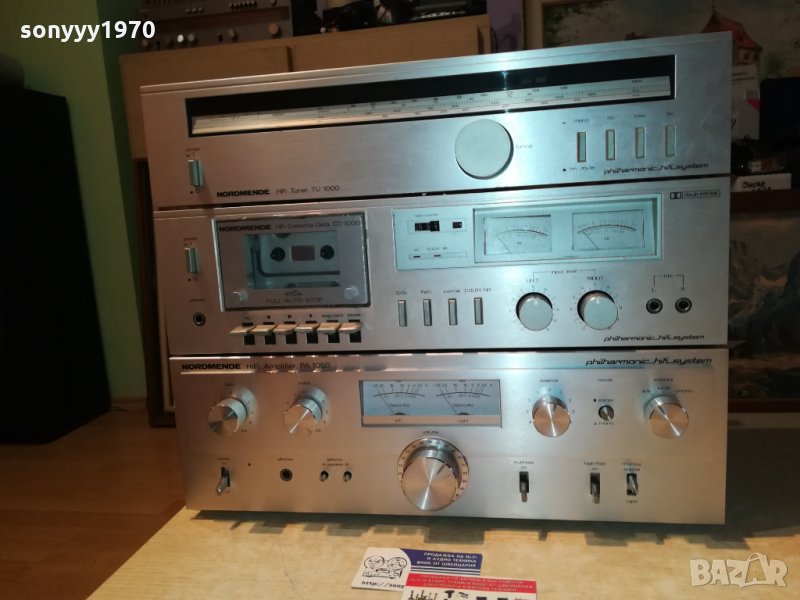 nordmende ampli+tuner+deck-switzerland 1410202237, снимка 1