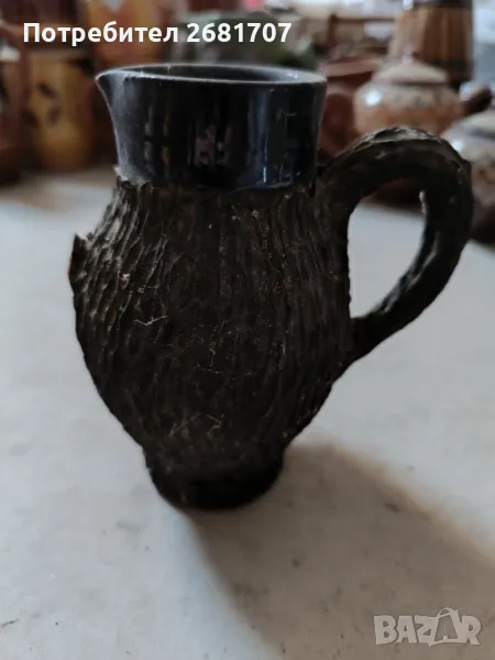 стара керамична кана , снимка 1