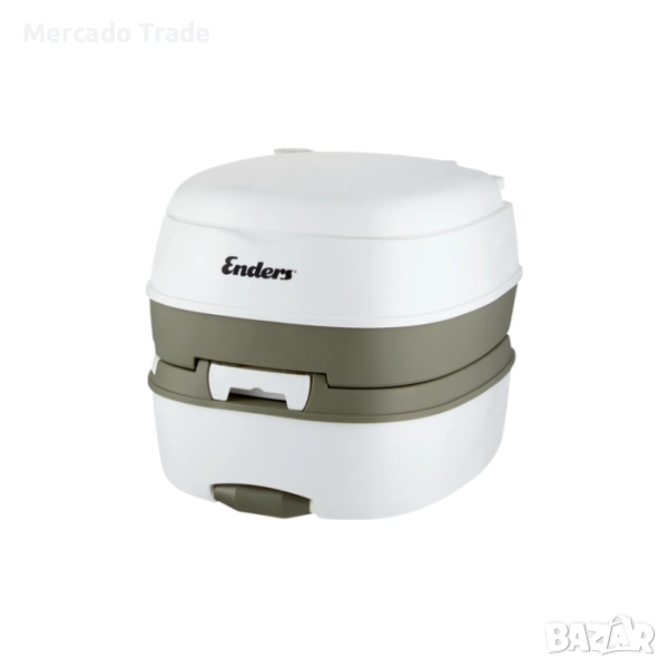 Мобилна химическа къмпинг тоалетна Mercado Trade, Пластмаса, 15л., Бял, снимка 1