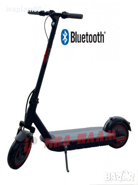 Електрическа тротинетка 10’’гуми E-SCOOTER-900W+Цифров километраж+Амортсьори+’Bluetooth “, снимка 1