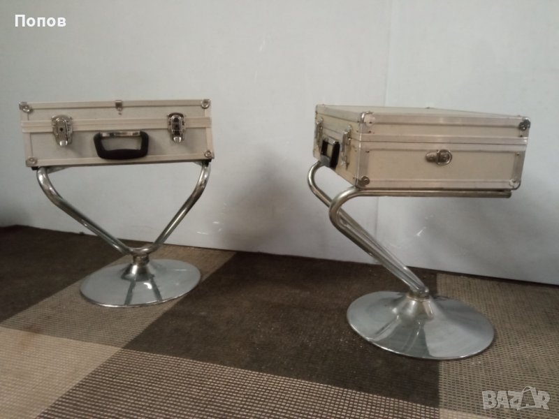 Индустриални масички нощни шкафчета, снимка 1