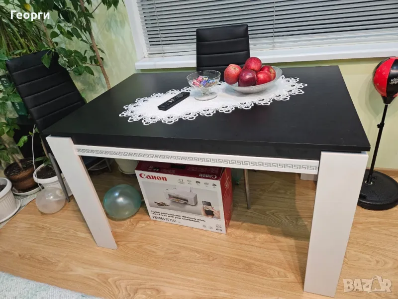 трапезна маса и столове, снимка 1