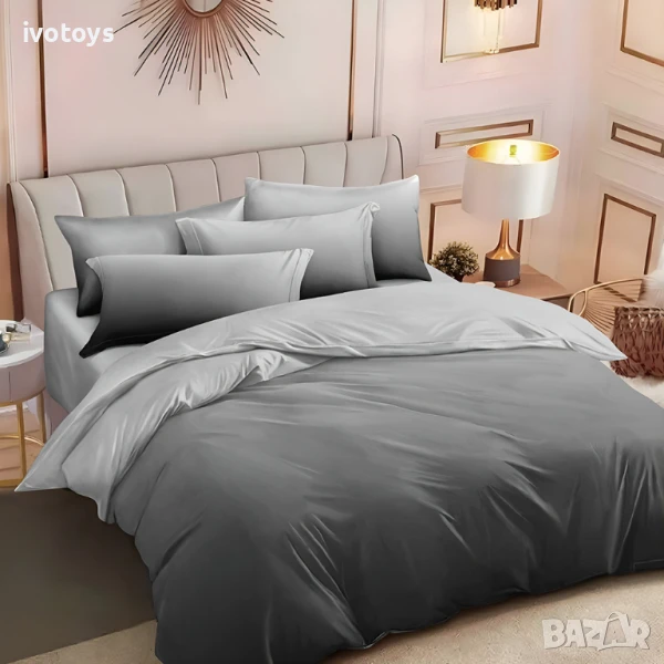Двулицево спално бельо, 6 части - Модел WS18063, снимка 1