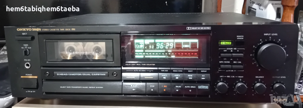 Onkyo TA 2570 - топ модел - един от малкото им триглави декове с IR дистанционо управление., снимка 1