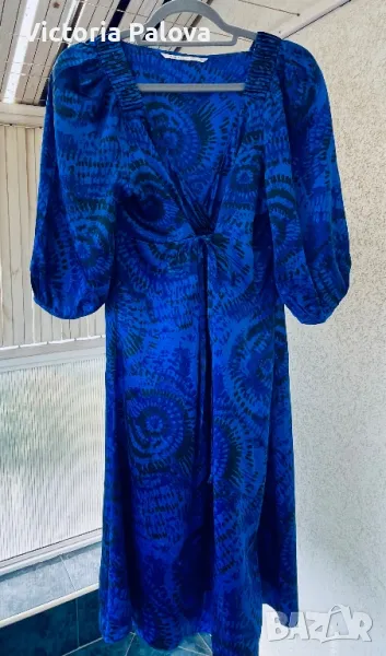 Красива копринена рокля Дания, снимка 1