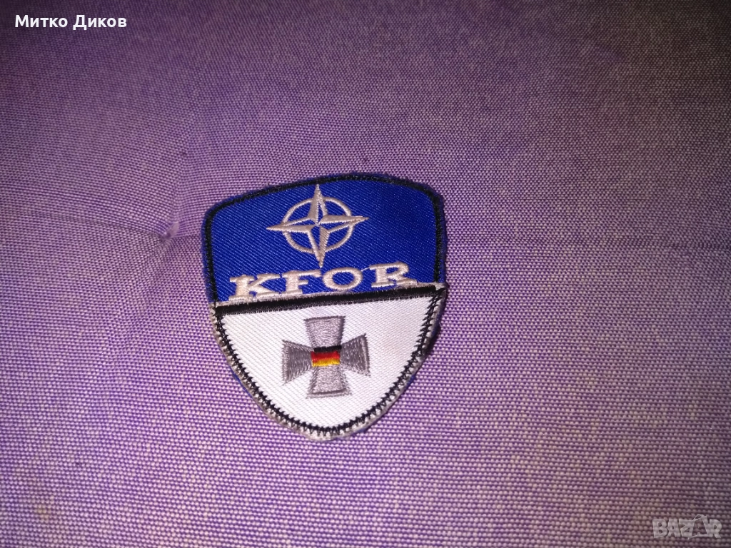 емблема нашивка шеврон KFOR, снимка 1