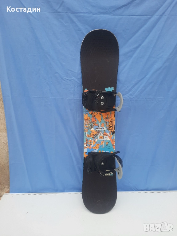 Сноуборд  детски SALOMON junior RTL 130см. с автомати, снимка 1