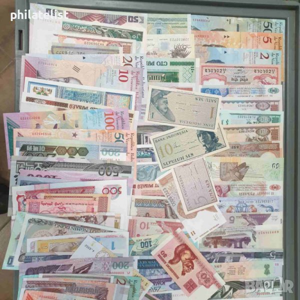 Пакет от различни 500 банкноти цял свят, снимка 1