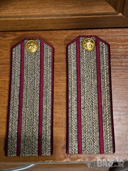 Чифт военни пагони за  старши офицерски звания майор, подполковник или  полковник армейски, снимка 1