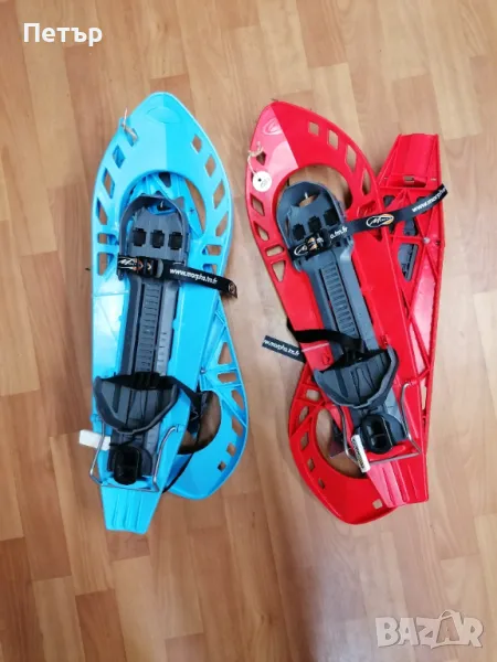 Продавам чисто нови френски пластмасови снегоходки за човек до 120 кг , снимка 1