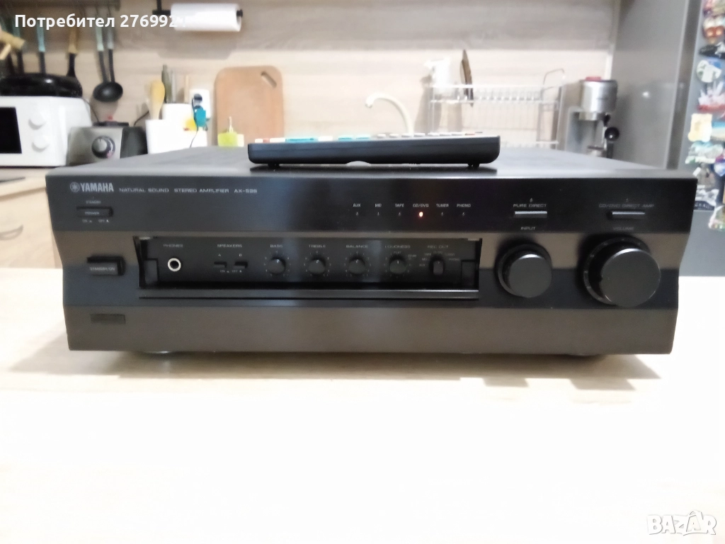 Усилвател Yamaha AX 596 2x155W, снимка 1