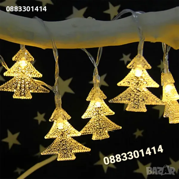 Намаление! Коледни лампички Елхи Коледна украса , снимка 1