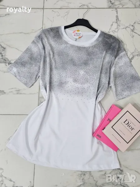 Памучна дамска тениска , снимка 1