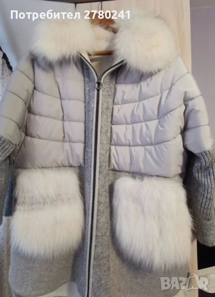 Дамско палто алпака, снимка 1