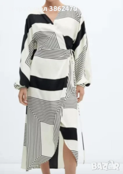 Сатенена рокля, снимка 1