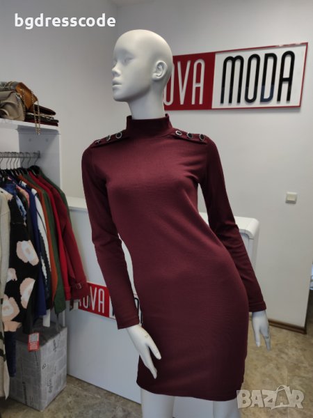 Рокля бордо, снимка 1