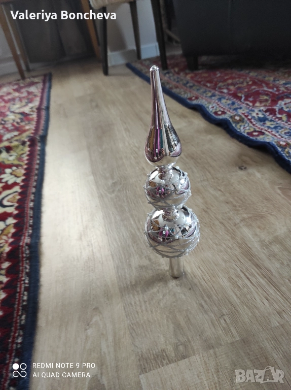 Стъклен връх за елха , снимка 1