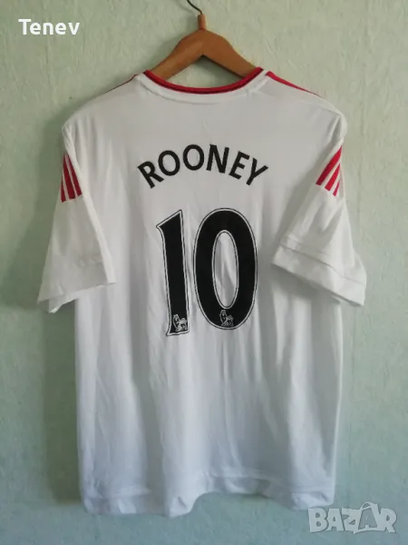 Manchester United Rooney Adidas оригинална тениска фланелка Манчестър Юнайтед Руни XL , снимка 1