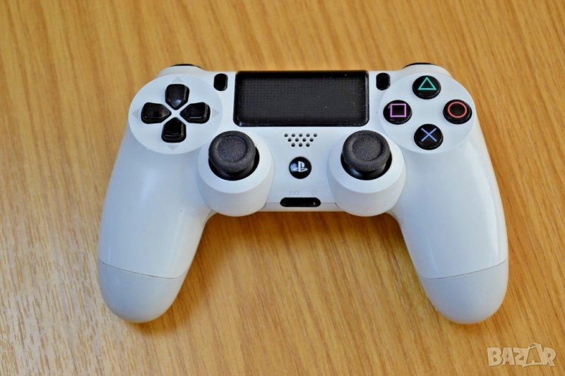 Оригинален Джойстик PS4 DualShock 4 Бял, снимка 1