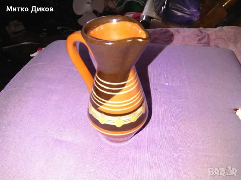 Малка ваза керамика Н-150мм и фи 50мм, снимка 1