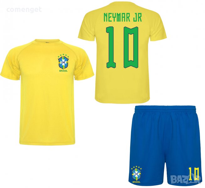 DRI-FIT! Детски, Мъжки екипи /тениска, шорти/ БРАЗИЛИЯ / BRAZIL Neymar с ИМЕ и НОМЕР по избор!, снимка 1
