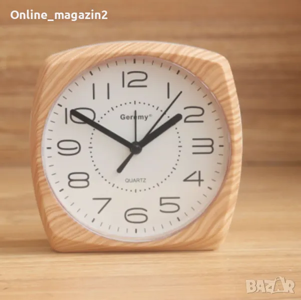 Немски кварцов аналогов будилник, снимка 1