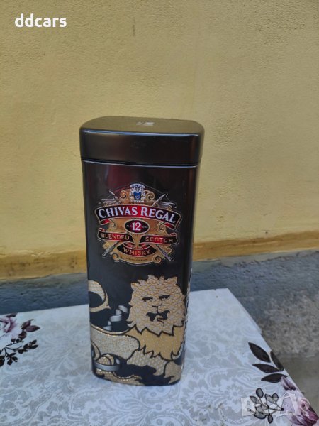 Метална кутия от алкохол, снимка 1