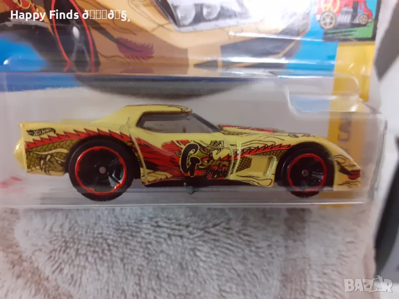 💕🧸 Hot Wheels `76 GREENWOOD CORVETTE HW ART CARS, снимка 1