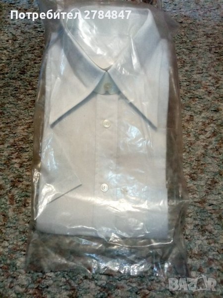 Мъжка риза с къс ръкав , снимка 1