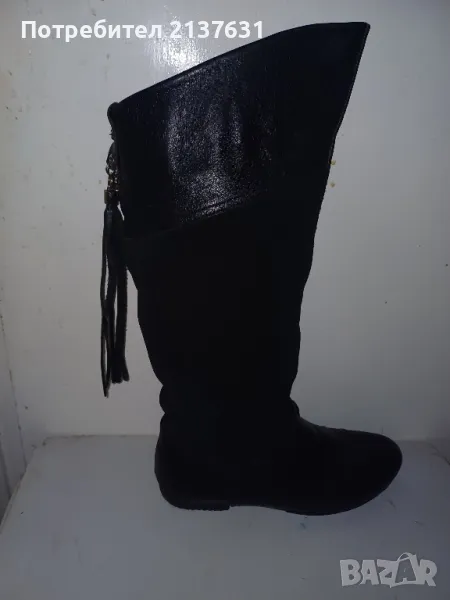  ДАМСКИ БОТУШИ - ЕСТЕСТВЕНА КОЖА  - N 37, снимка 1